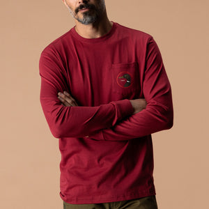 DUCKHEAD Men's Tees Duck Head Logo Long Sleeve T-Shirt