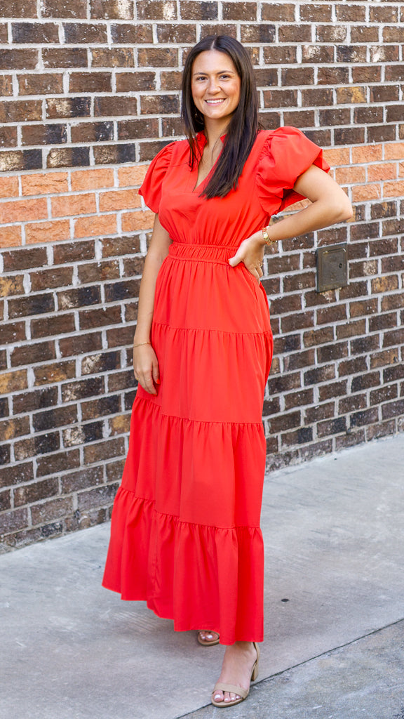 entro tiered midi dress Entro Hot Pink Floral Print Tiered Midi Dress S