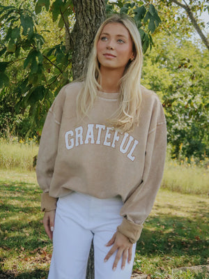 FRIDAY AND SATUR Women's Sweater Friday + Saturday Grateful Cord || David's Clothing