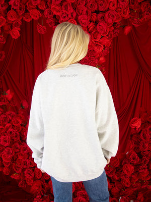 FRIDAY AND SATUR Women's Top Friday + Saturday Rom Com Season Collage Sweatshirt