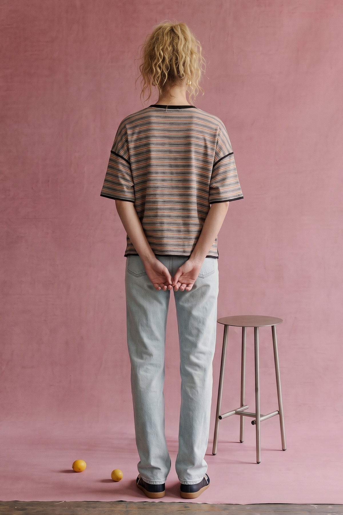 HEYSON Women's Tee Vintage Stripe Relaxed Tee