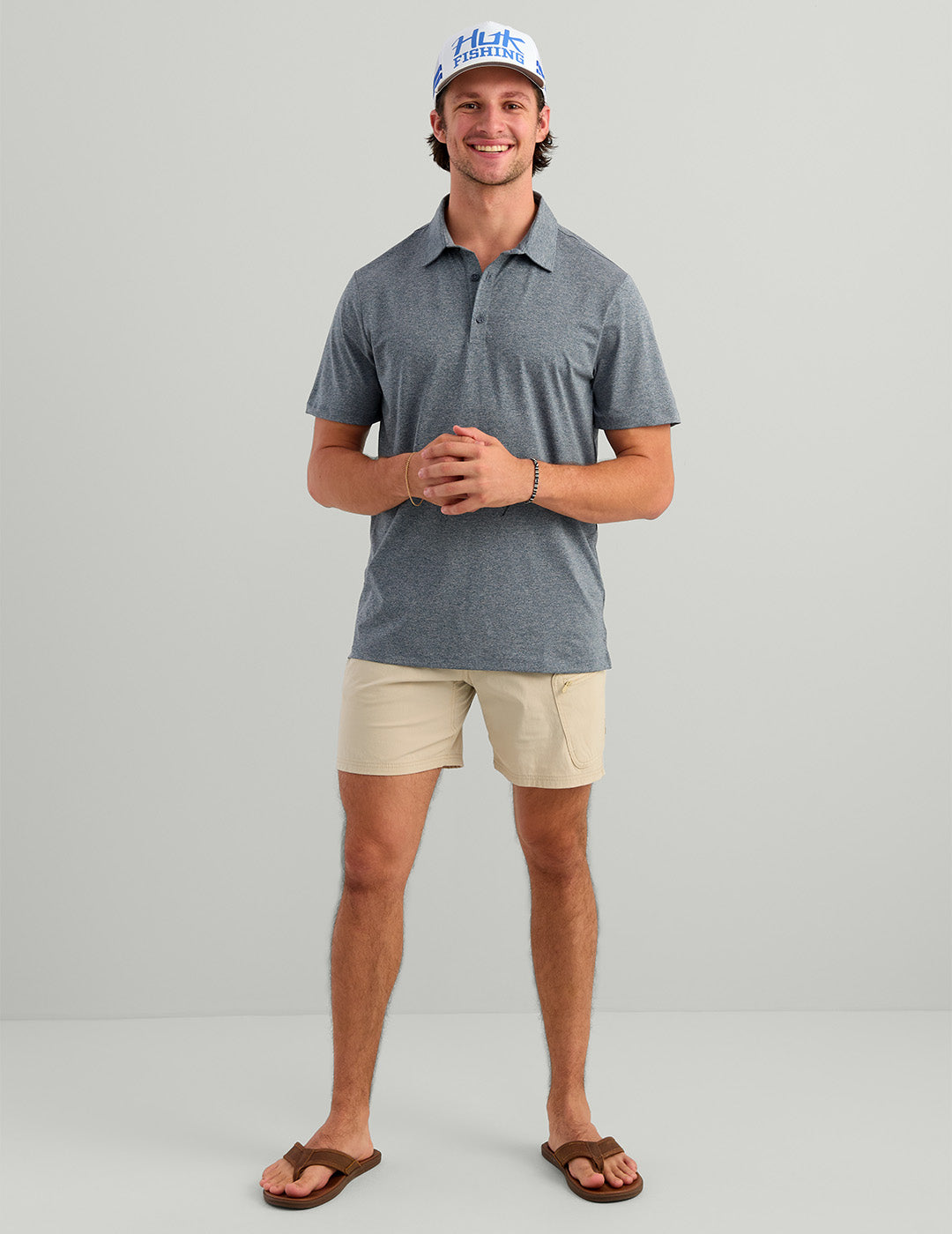 HUK FISHING Men's Polo Huk Pursuit Performance Polo