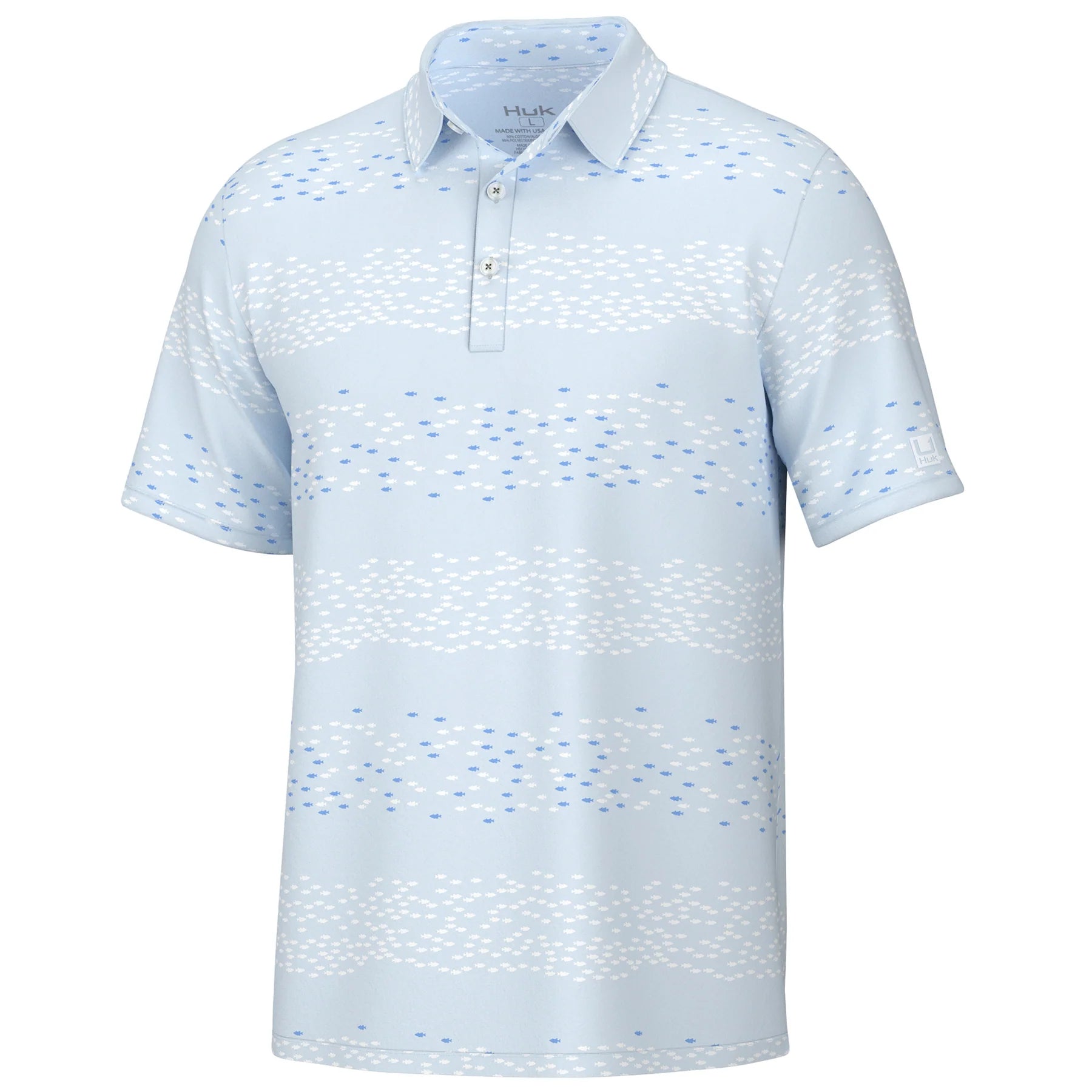HUK FISHING Men's Polo ICE WATER / M Huk Pursuit Performance Polo || David's Clothing H1200603476