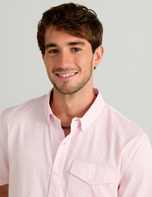 HUK FISHING Men's Sport Shirt Huk Chatham Seersucker Shirt