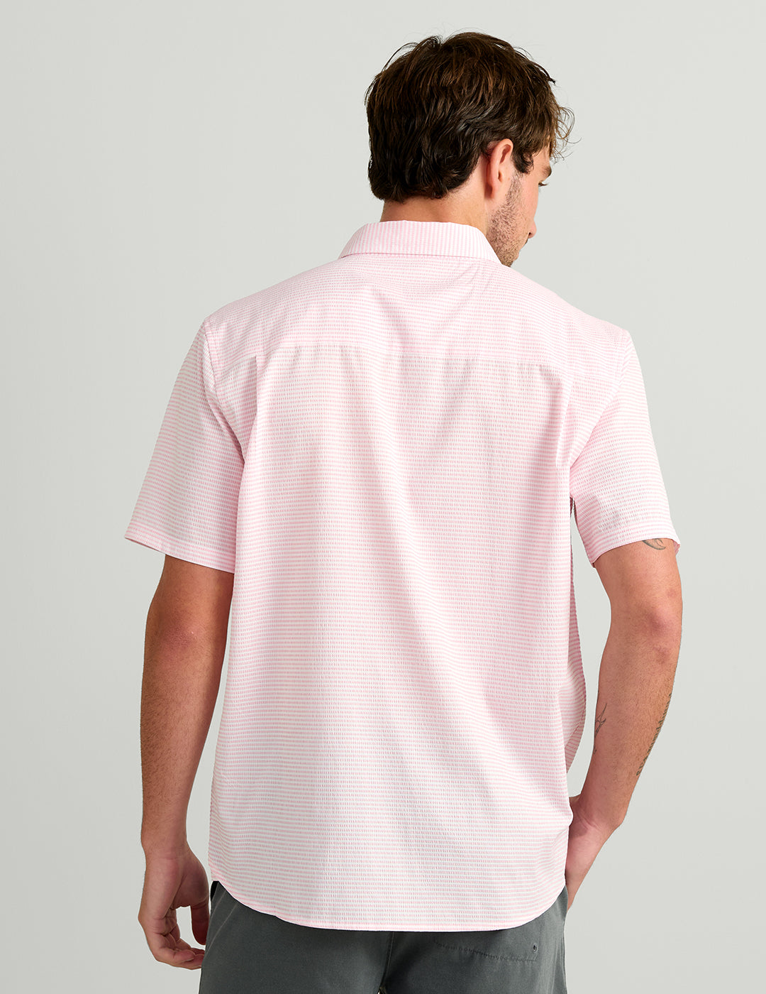 HUK FISHING Men's Sport Shirt Huk Chatham Seersucker Shirt