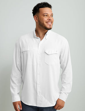 HUK FISHING Men's Sport Shirt Huk Tide Point Button-Down