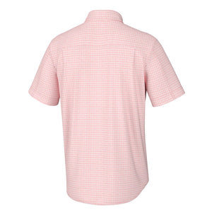 HUK FISHING Men's Sport Shirt Huk Tide Point Button-Down Short Sleeve Shirt || David's Clothing