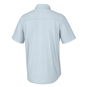 HUK FISHING Men's Sport Shirt Huk Tide Point Button-Down Short Sleeve Shirt || David's Clothing