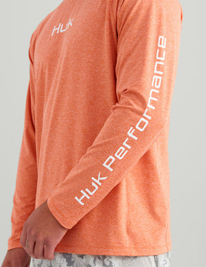 HUK FISHING Men's Tees Huk Airweight Crew