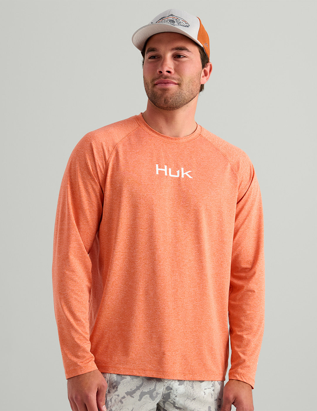 HUK FISHING Men's Tees Huk Airweight Crew