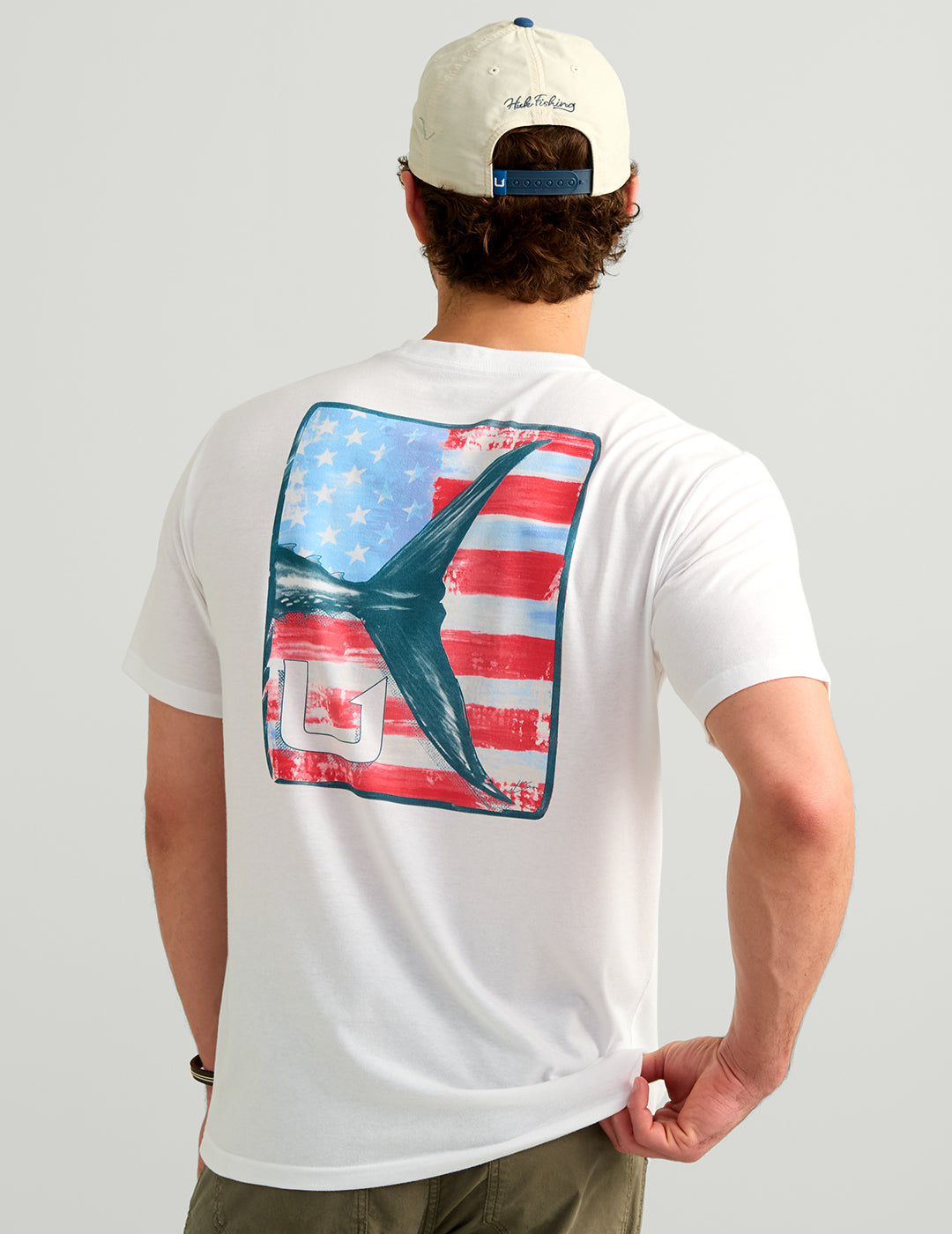 HUK FISHING Men's Tees Huk KC Americana Tee