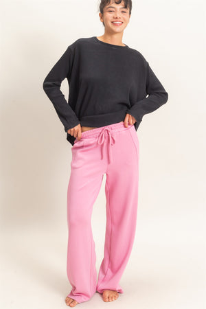 HYFVE INC. Women's Pants Elastic Waist Straight Leg Pants
