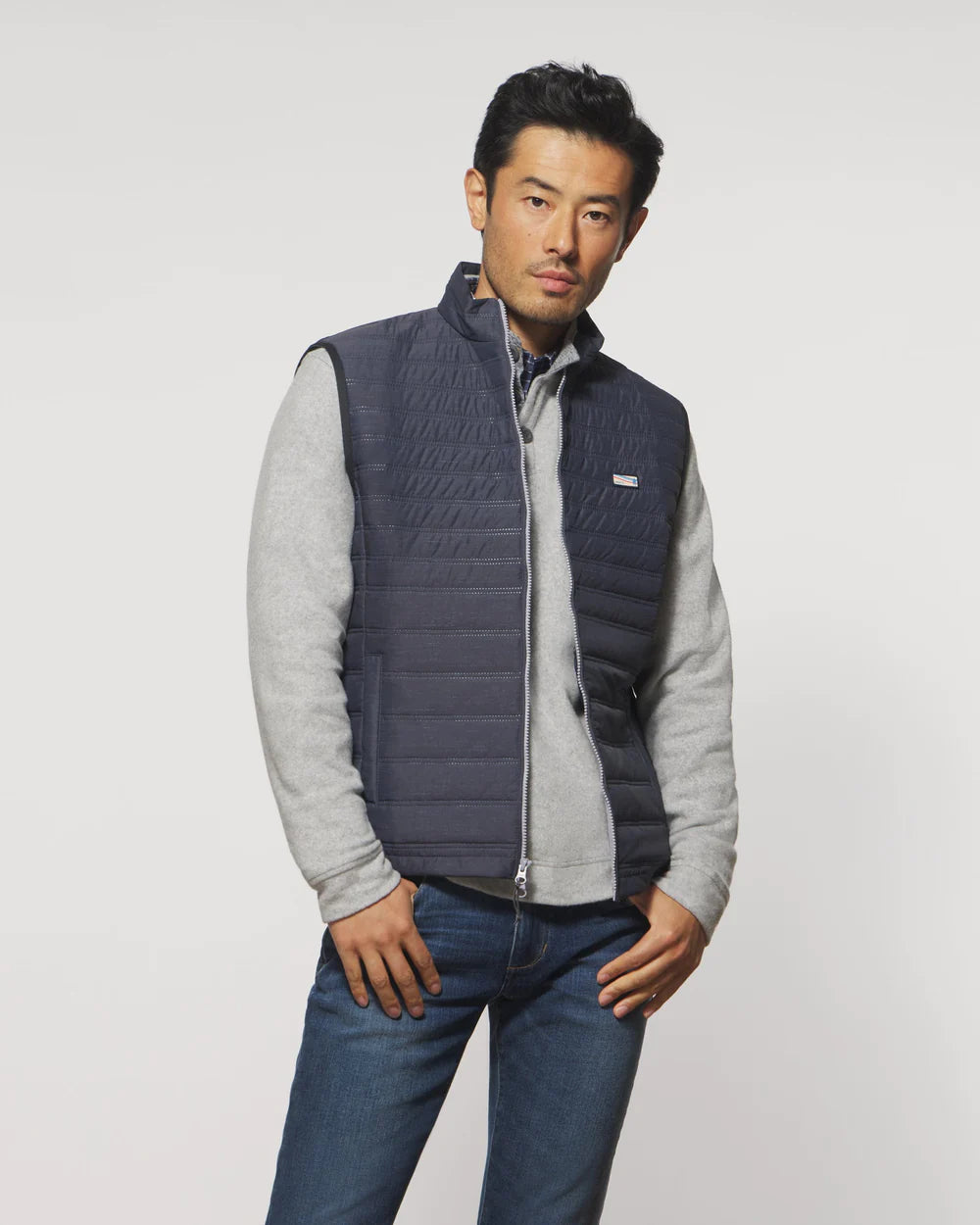 Johnnie-O Hatteras Quilted Puffer Vest || David's Clothing
