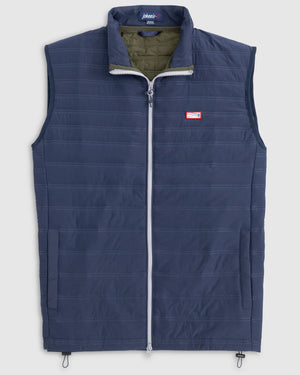 JOHNNIE O Men's Outerwear Johnnie-O Hatteras Quilted Puffer Vest || David's Clothing