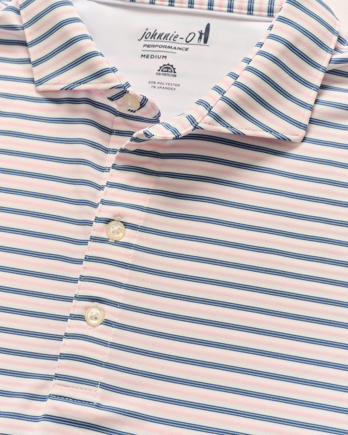 JOHNNIE O Men's Polo Johnnie-O Performance Jersey Polo - Bronte Stripe