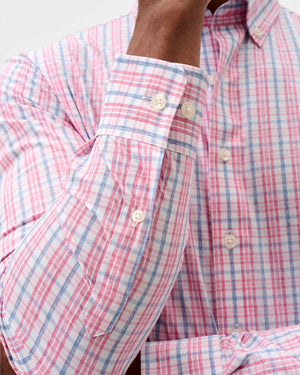 JOHNNIE O Men's Sport Shirt Johnnie-O Everyday Performance Button Down Shirt - Tinsley Plaid