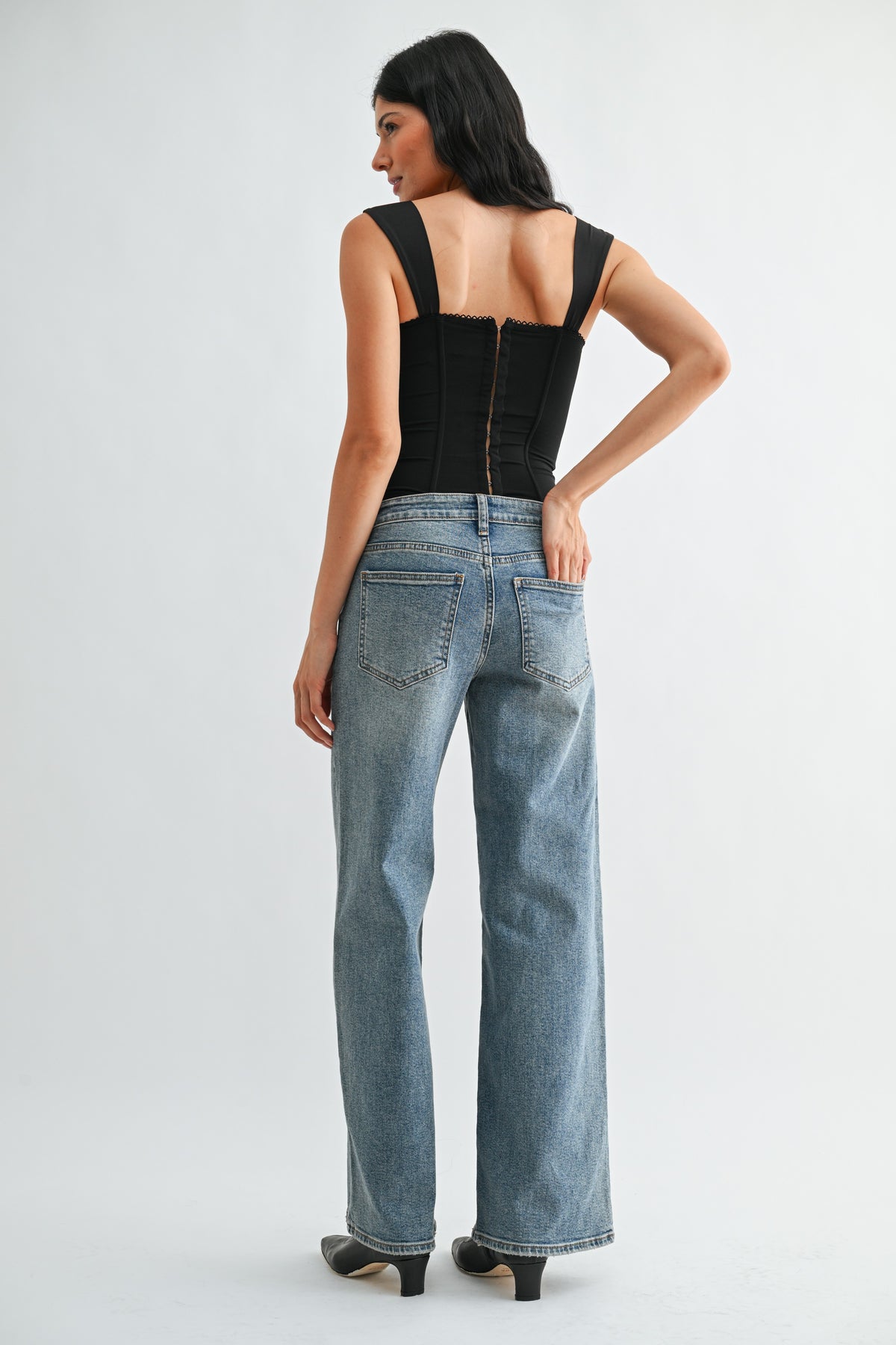 JUST USA DENIM Women's Jeans Just USA Denim Hr Full Length Straight