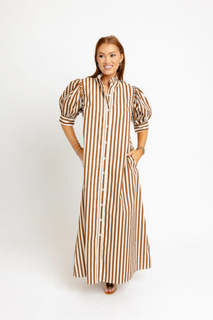 KARLIE CLOTHES Women's Dresses Karlie Maxi Stripe Dress