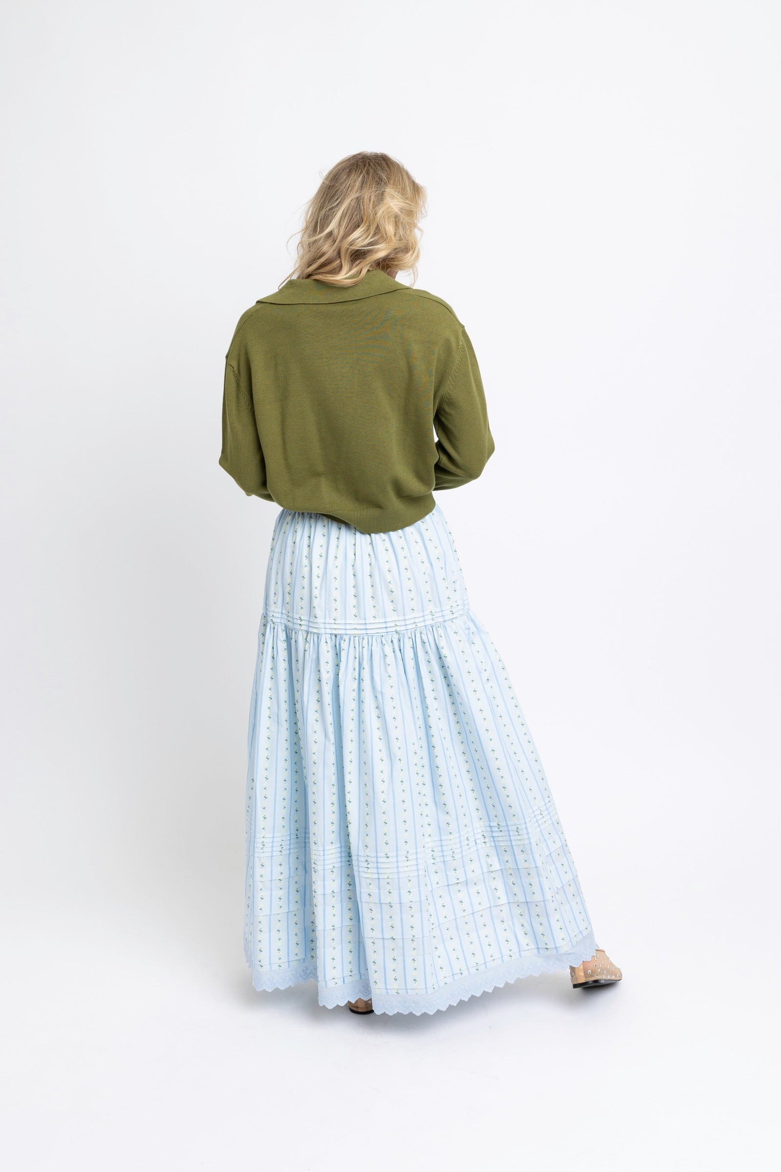 KARLIE CLOTHES Women's Skirts 262 FLORAL STRIPE MX