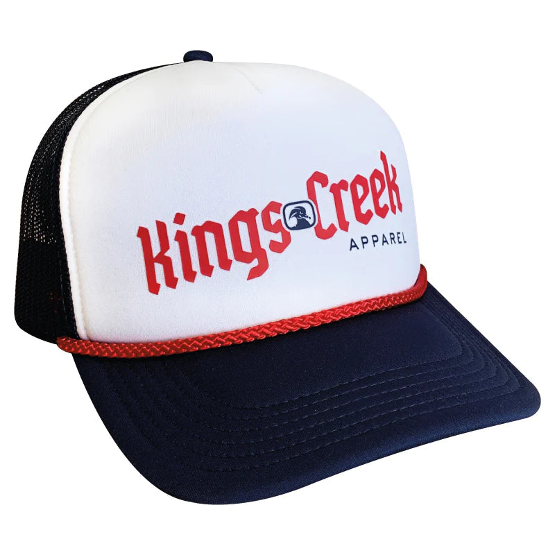 KINGS CREEK Men's Hats NAVY / one size Kings Creek No Breaks Trucker Hat || David's Clothing KCBRAKES