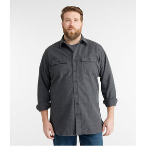 L.L.Bean Men's Sport Shirt L.L.Bean Men's Chamois Shirt, Traditional Fit