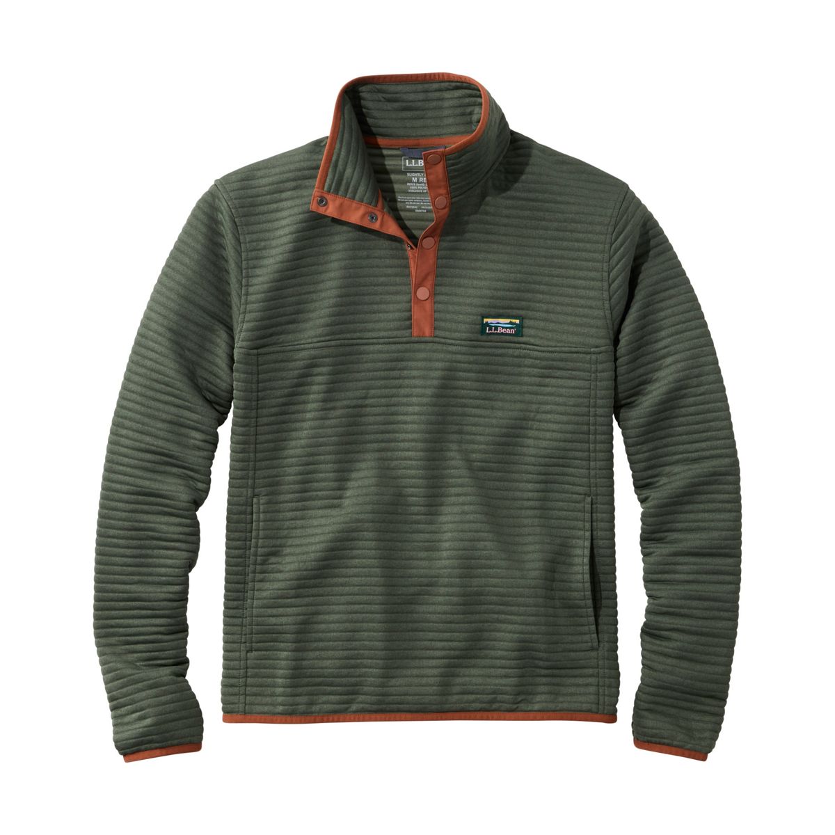 L.L.Bean Men's Sweaters THYME / S L.L.Bean Men's Airlight Knit Pullover 506874299