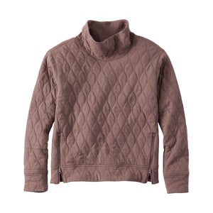 L.L.Bean Women's Sweatshirts WEATHERED OAK / XS L.L.Bean Women's VentureSoft Quilted Funnelneck Pullover 527112