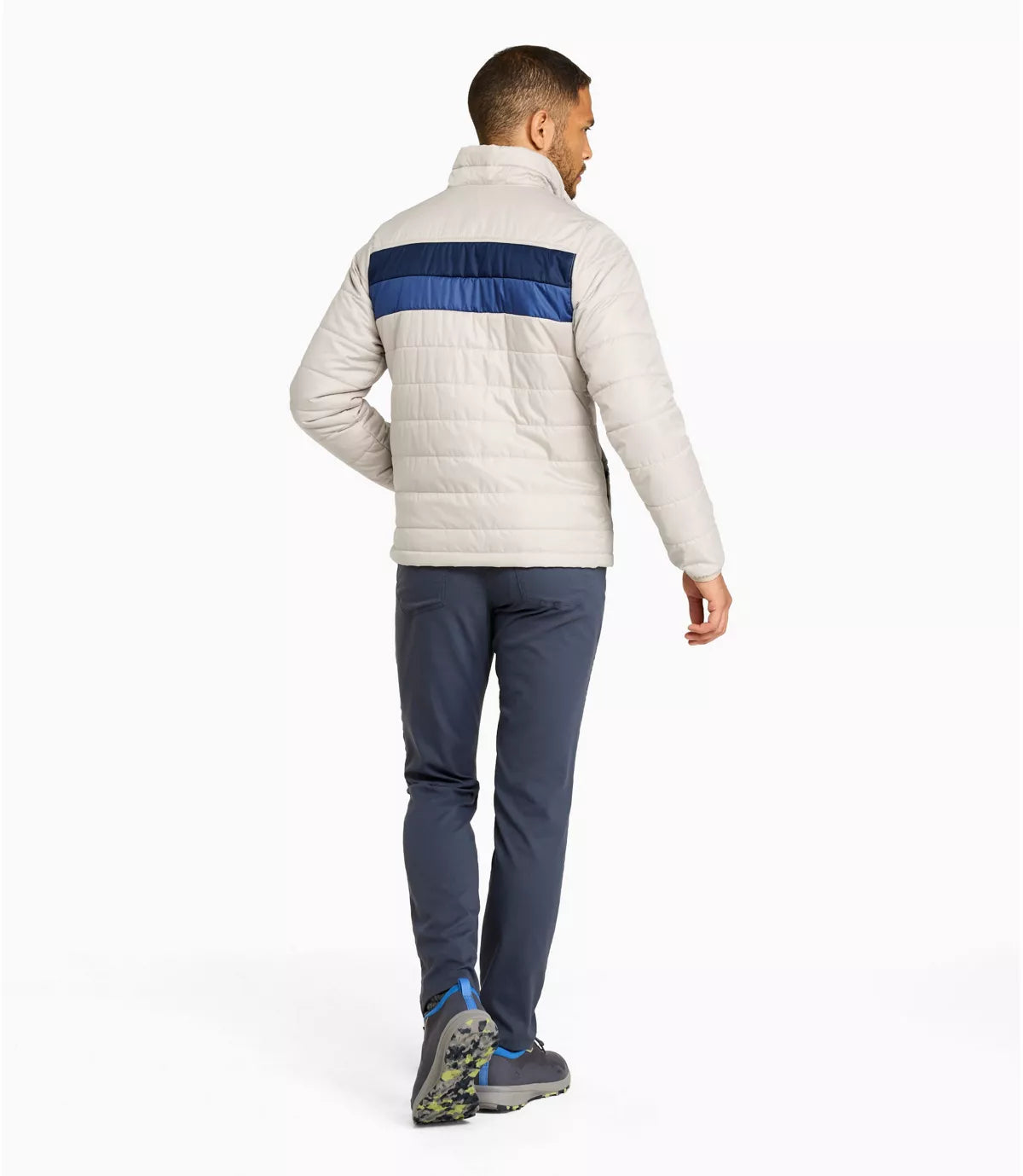 LL Bean Men's Jackets L.L. Bean Men's Mountain Classic Puffer Jacket, Colorblock