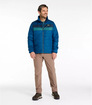 LL Bean Men's Jackets L.L. Bean Men's Mountain Classic Puffer Jacket, Colorblock