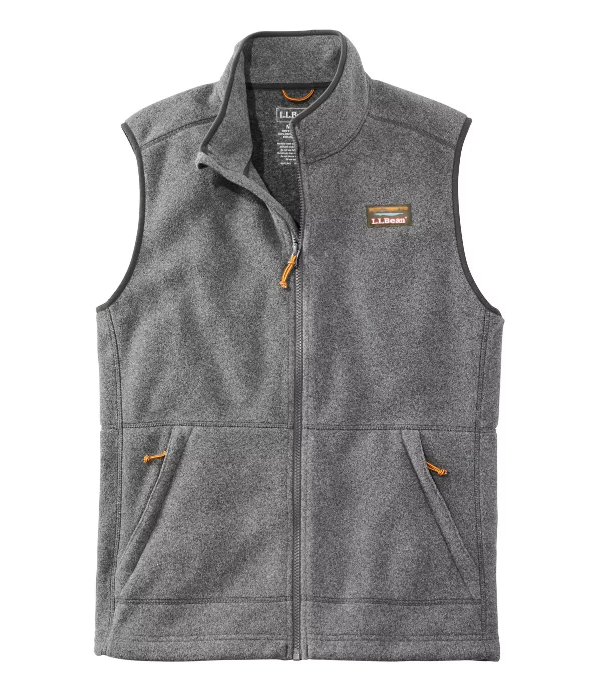 LL Bean Men's Outerwear CHARCOAL HEATHER / S Men's Mountain Classic Fleece Vest 5046721704