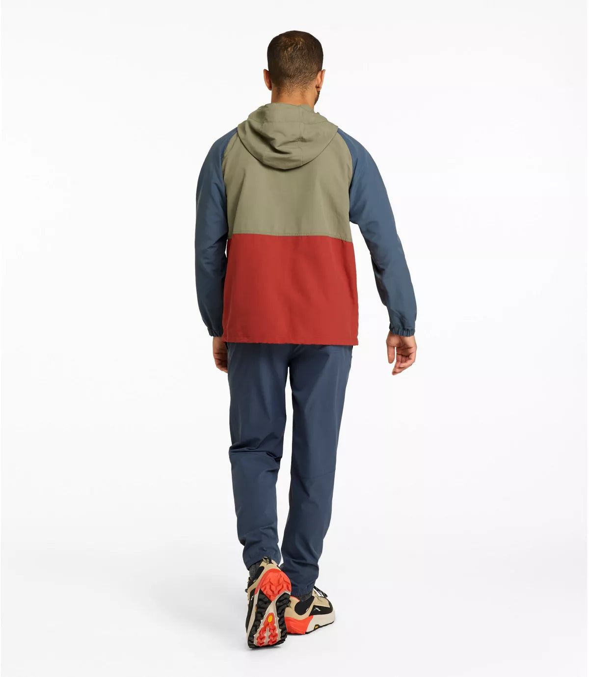 LL Bean Men's Outerwear L.L. Bean Men's Mountain Classic Anorak, Multi-Color
