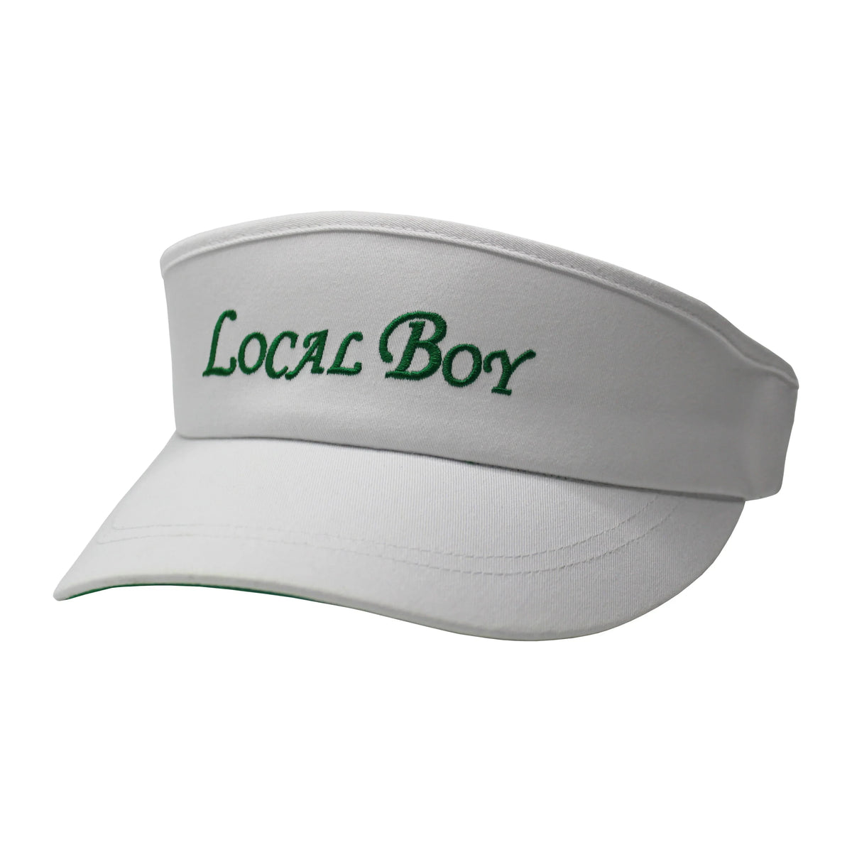 LOCAL BOY OUTFITTERS Hat WHITE Local Boy Men's Local Visor || David's Clothing L3000239