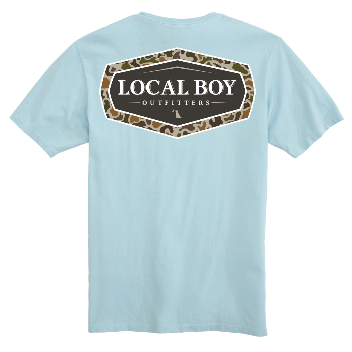 LOCAL BOY OUTFITTERS Kid's Tees CHAMBRAY / XS Local Boy Youth Vintage Emblem T-Shirt L0000206CBY