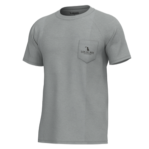 LOCAL BOY OUTFITTERS Kid's Tees Local Boy Youth Brush Badge Short Sleeve Heather Performance Shirt