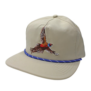 LOCAL BOY OUTFITTERS Men's Hats LIGHT KHAKI Local Boy Men's Bright Pheasant Low Profile Rope Hat L3000813LKH