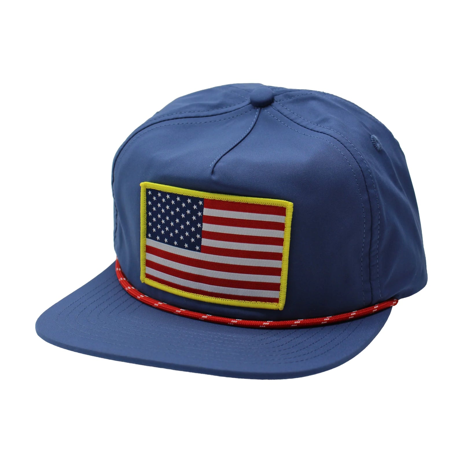 LOCAL BOY OUTFITTERS Men's Hats SAILOR BLUE Patriotic Patch Low Profile Rope Hat L3000453SAB