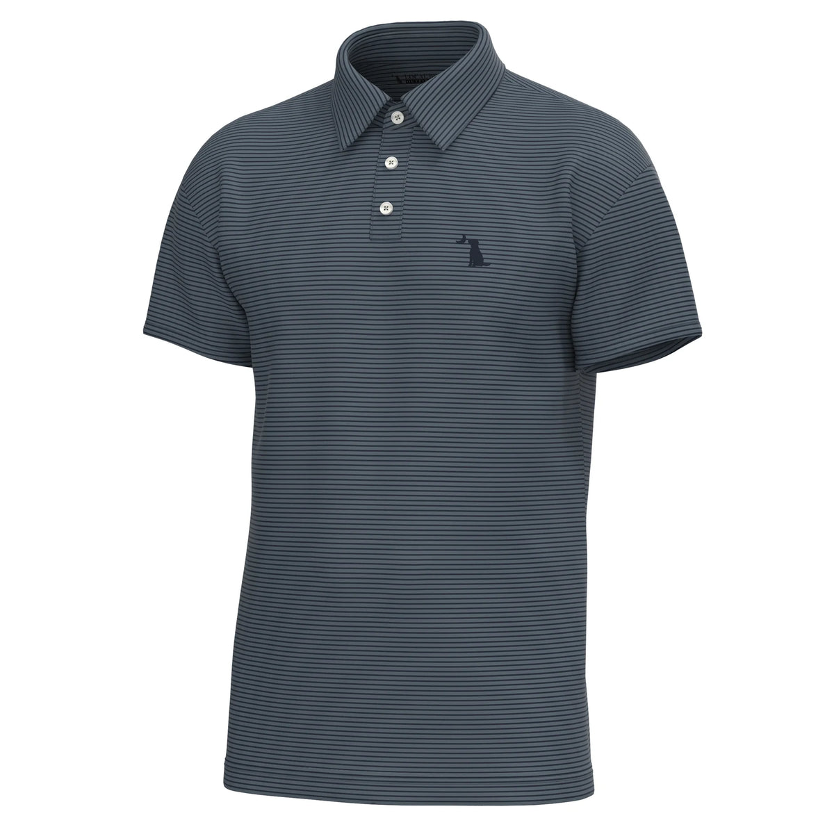 LOCAL BOY OUTFITTERS Men's Polo CHARCOAL BLUE/MIDNIGHT / S Local Boy Men's Driftwood Polo L1200050CBM