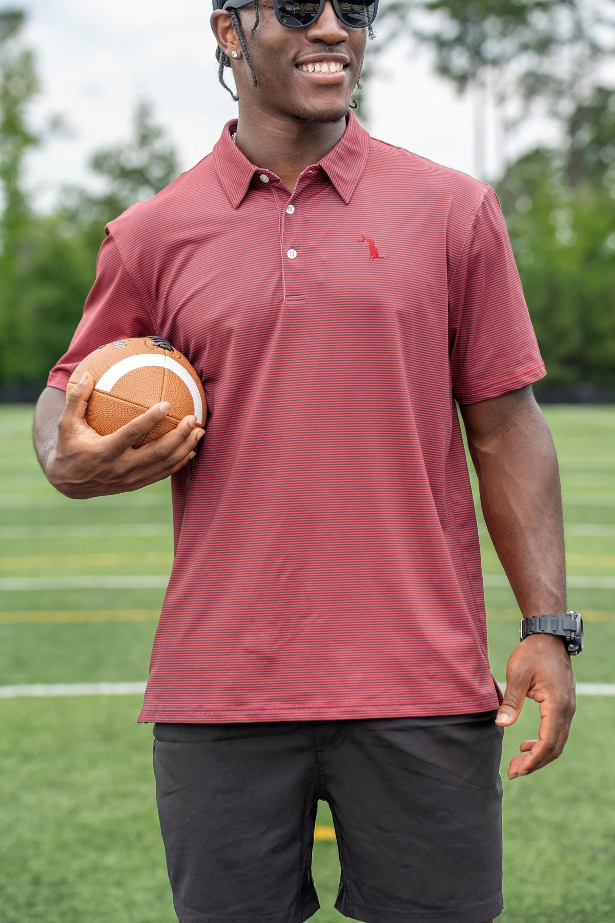 LOCAL BOY OUTFITTERS Men's Polo Local Boy Collegiate Palms Polo