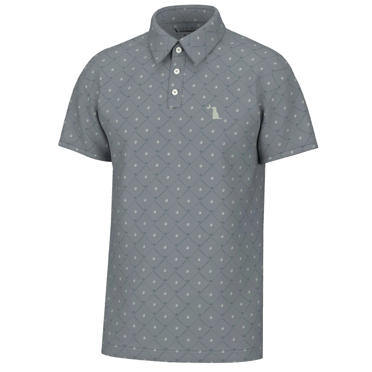 LOCAL BOY OUTFITTERS Men's Polo Local Boy Men's Dirty Myrtle Polo || David's Clothing