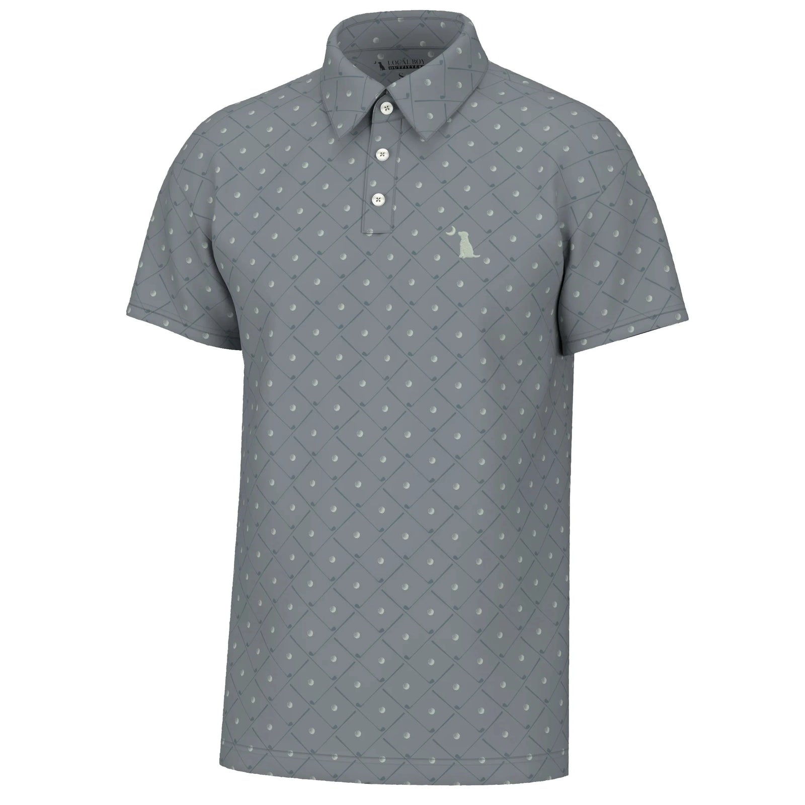LOCAL BOY OUTFITTERS Men's Polo Local Boy Men's Dirty Myrtle Polo || David's Clothing