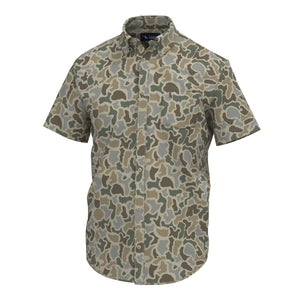 LOCAL BOY OUTFITTERS Men's Sport Shirt LOCALFLAGE SAND / S Local Boy Men's Lowcountry Button Down L1500050LFS
