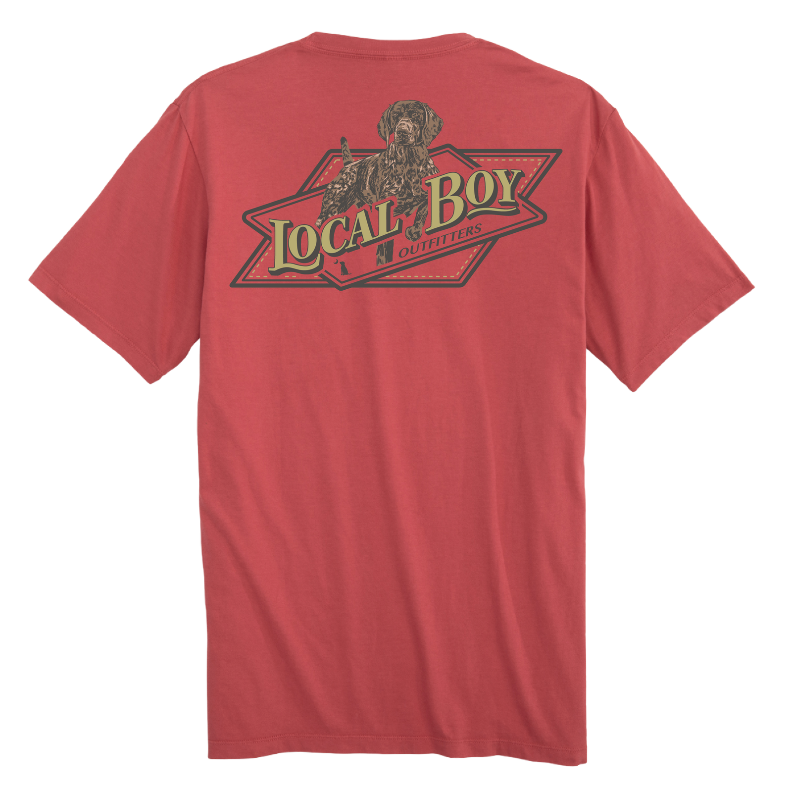 LOCAL BOY OUTFITTERS Men's Tees BRICK / S Local Boy Men's Geometric GSP T-Shirt L1000797BRC