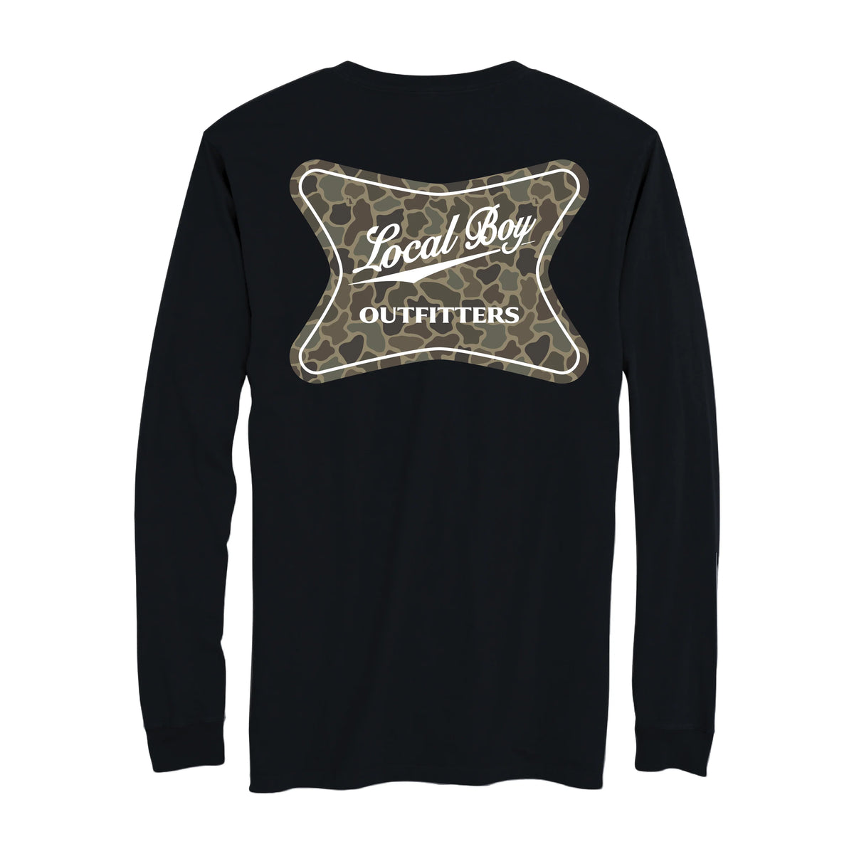 LOCAL BOY OUTFITTERS Men's Tees Local Boy High Badge Brush Long Sleeve T-Shirt