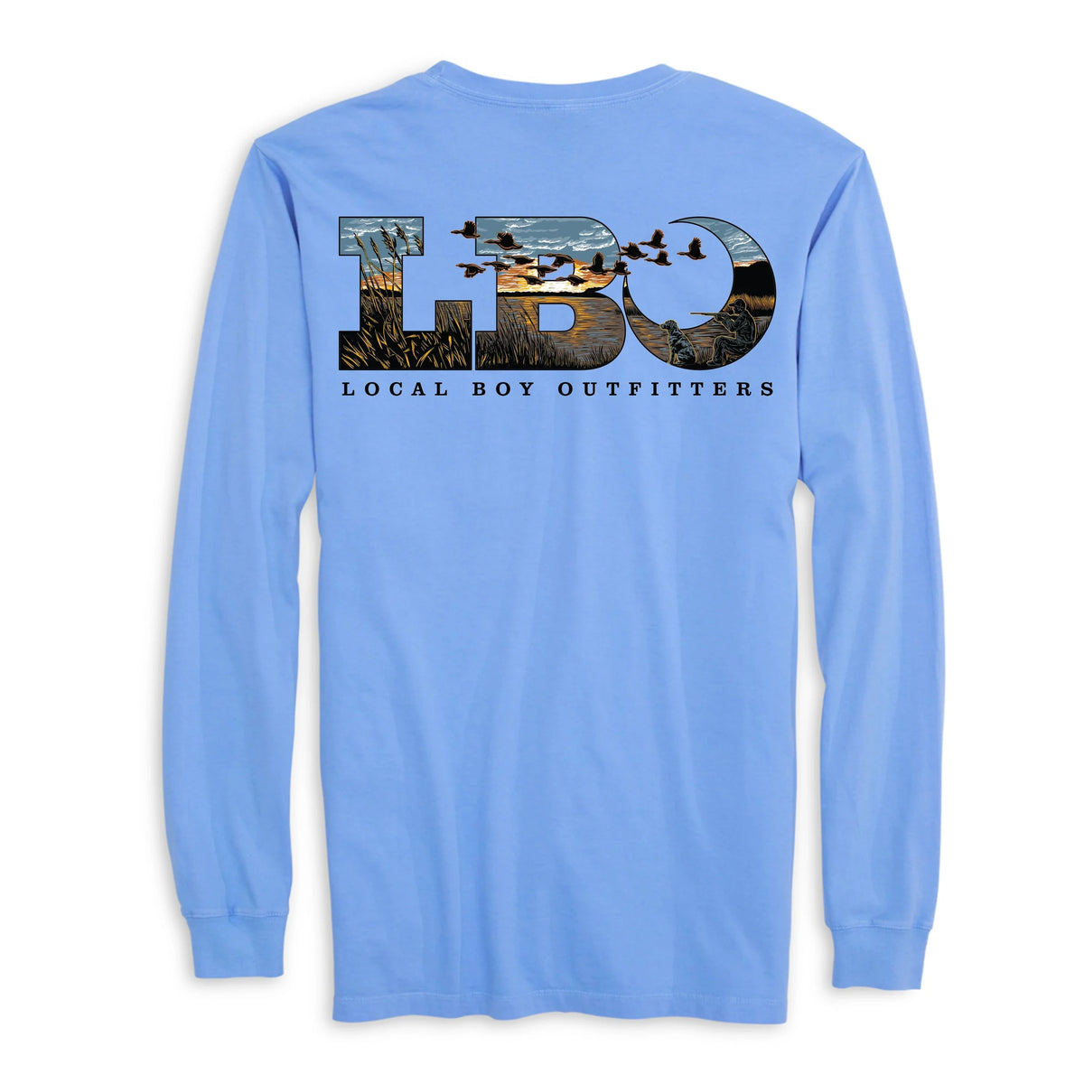 LOCAL BOY OUTFITTERS Men's Tees Local Boy Men's LBO Marsh Scene L/S T-Shirt