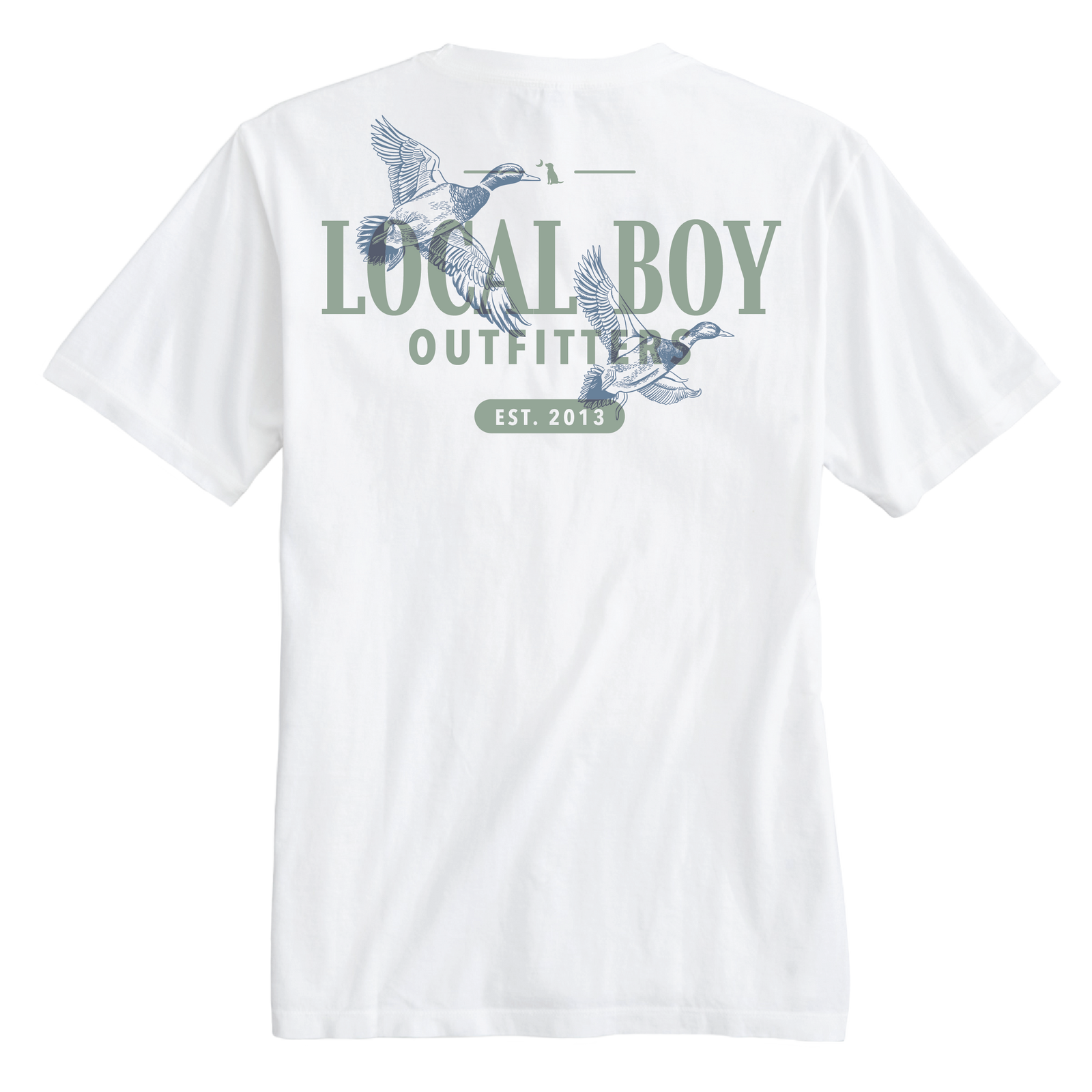 LOCAL BOY OUTFITTERS Men's Tees WHITE / S Local Boy Men's Lucky Ducks T-Shirt L1000807WHT