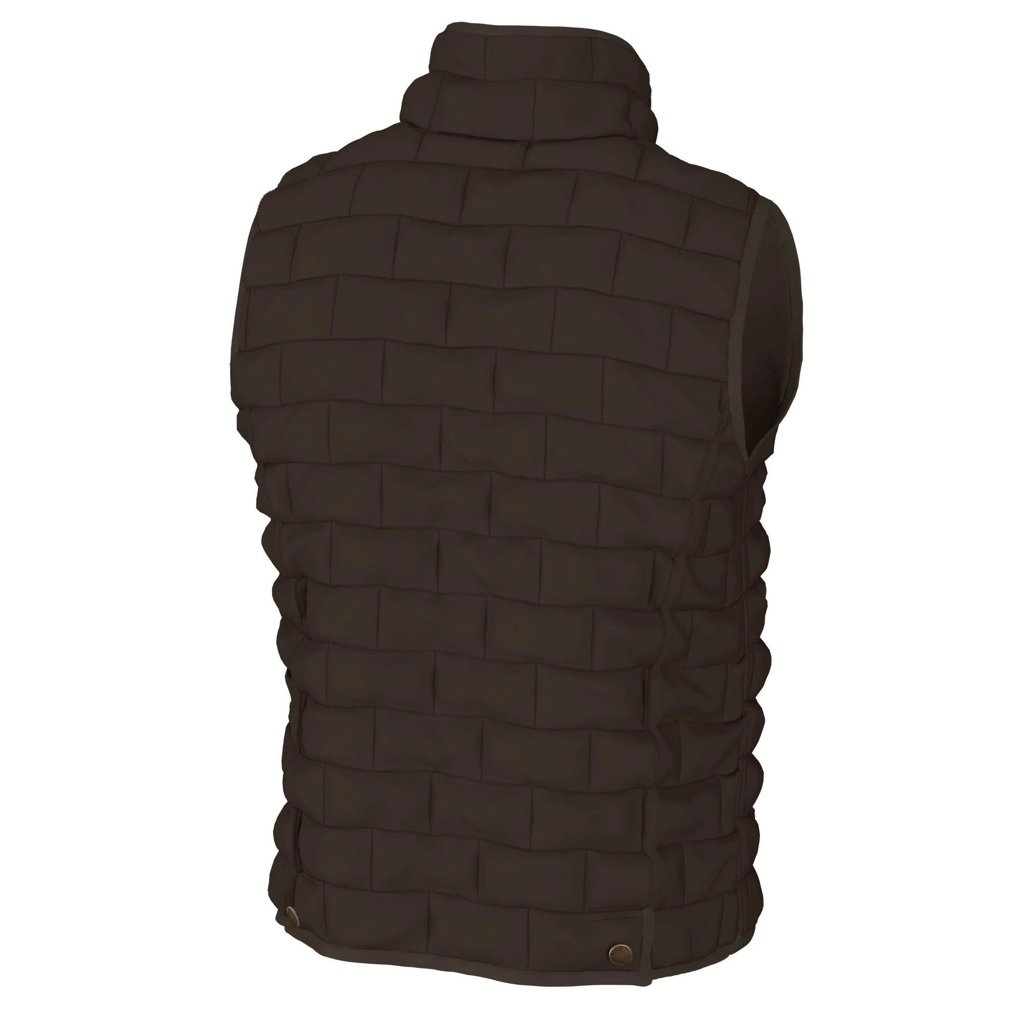 LOCAL BOY OUTFITTERS Mens Jackets COFFEE / S Local Boy Men's Brick Quilted Vest L1300042COF
