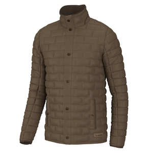LOCAL BOY OUTFITTERS Mens Jackets MOCHA / S Local Boy Men's Brick Quilted Jacket L1300043MCA