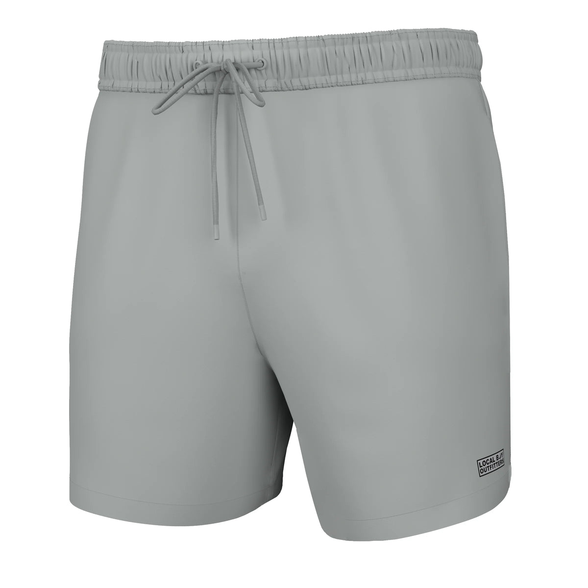 LOCAL BOY OUTFITTERS Mens Shorts COOL GREY / S Local Boy Men's Bayview Swim Trunk || David's Clothing L1600021CGRY