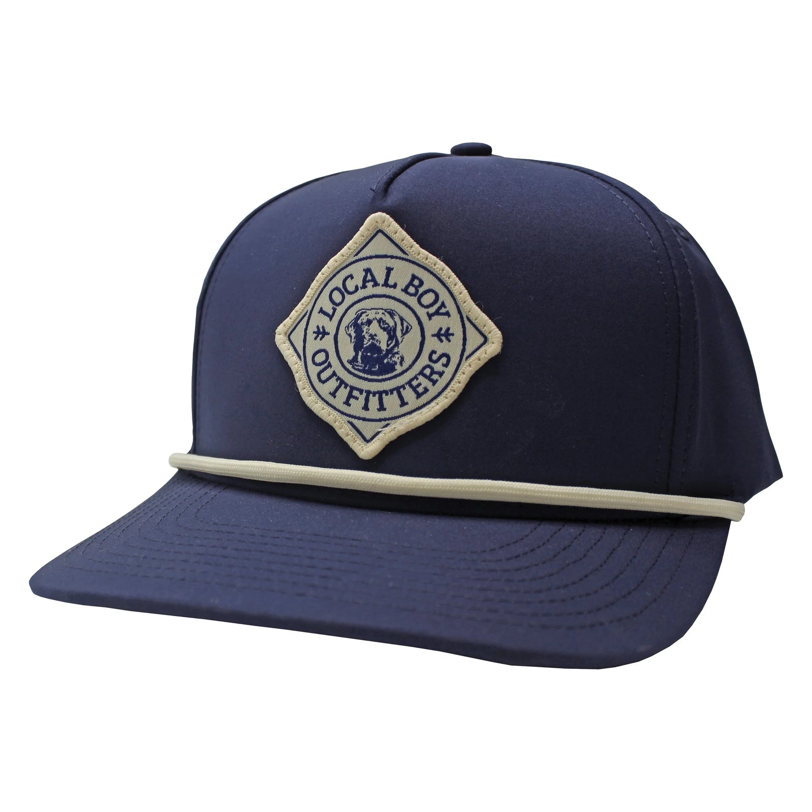 LOCAL BOY OUTFITTERS Youth Hats DARK NAVY / OS Local Boy Youth Diamond Lab High Crown Rope Hat L0500025DNY