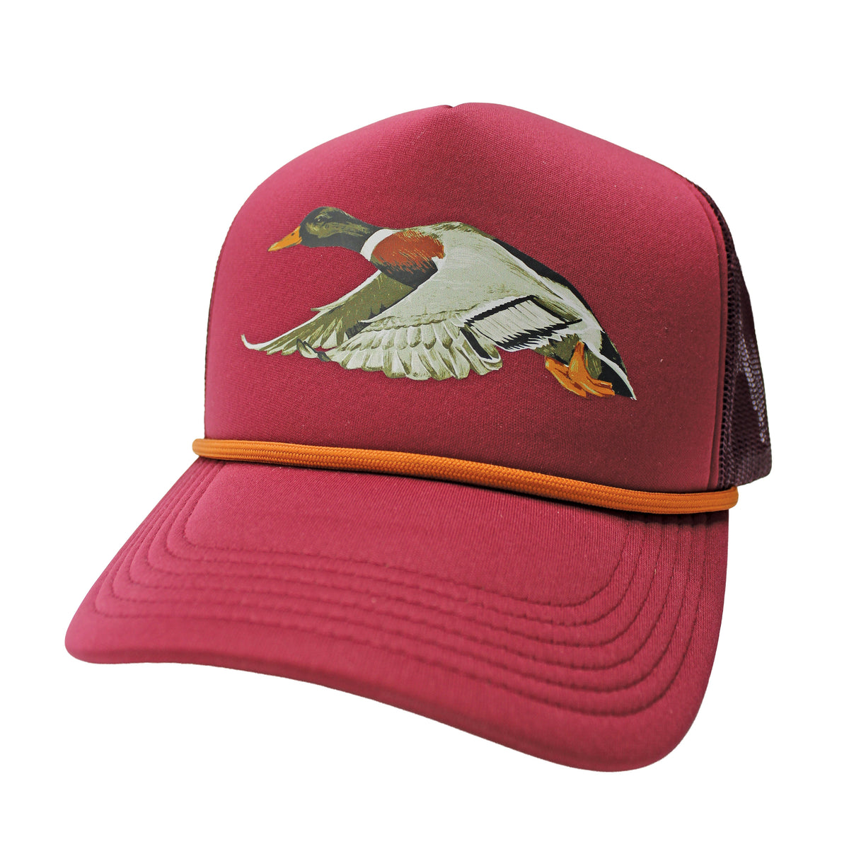 LOCAL GIRL Women's Hat BERRY / - Local Girl Flying Fowl Foam Trucker Hat L5300076